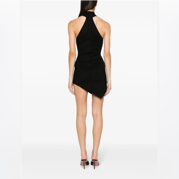 DAVID KOMA NWT
Crystal Lip Embroidered Halter Neck Mini Dress - Picture 8 of 17